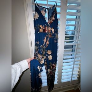 Floral Jump Suit